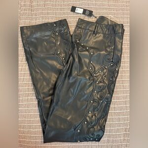 Fashion nova faux leather pant BNWT